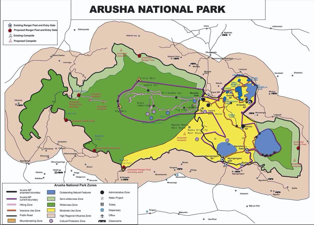 arusha carte1