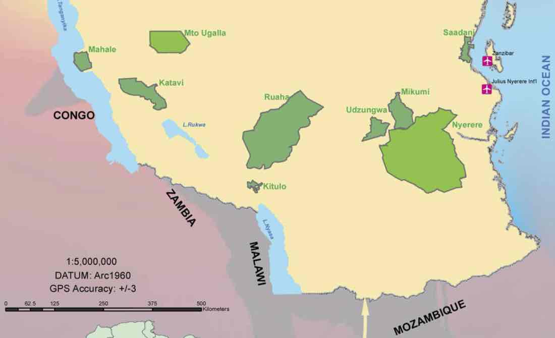 parcs tanzaniens sud 2020