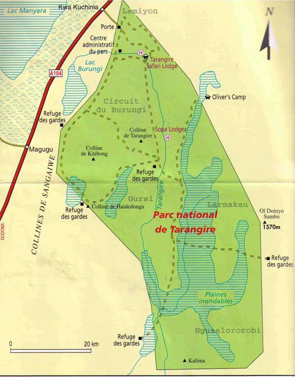 carte tarangire c