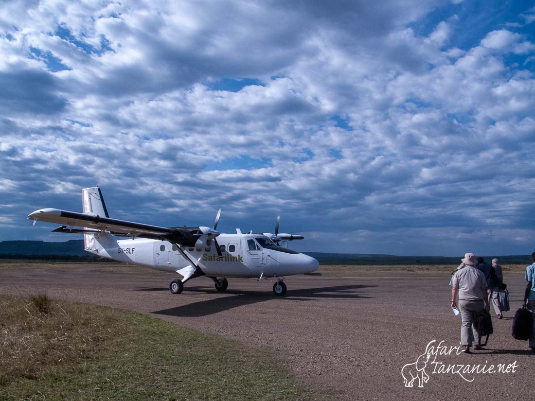 Transports avion bimoteur savane